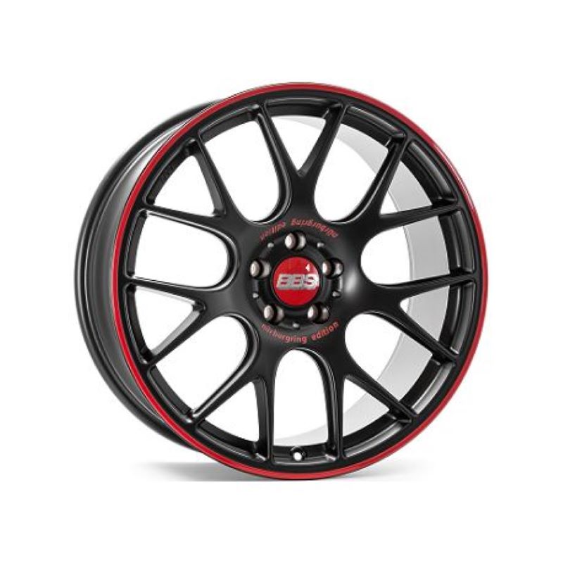 BBS CI-R 19" Dull Black with Red