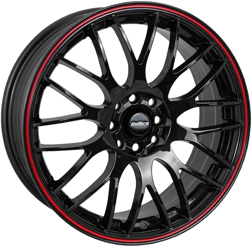 Calibre Motion Gloss Black Red Pinstripe